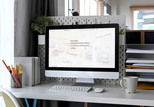 Exemplo de site para Clínica Odontológica