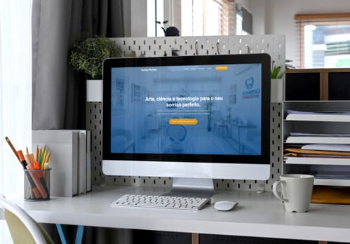 Exemplo 2 de site para Clínica Odontológica