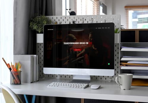 Exemplo de site para Tatuador